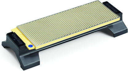 Diamond Machining Technology (DMT) W250CX-WB DuoSharp Double-Sided Diamond Sharpening Stone Bench With Base, Fine/Extra Fine, 10 Inch
