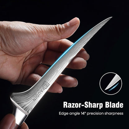 Ham Slicing Knife,10 Inch Carving Knife for Meat Cutting