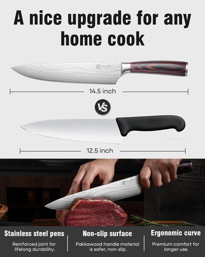 Ham Slicing Knife,10 Inch Carving Knife for Meat Cutting