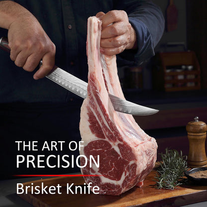 Ham Slicing Knife,10 Inch Carving Knife for Meat Cutting