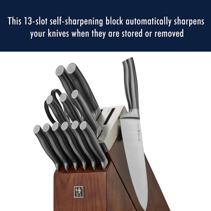 J.A International Graphite 20-pc Self-Sharpening Block Set, Brown, Silver
