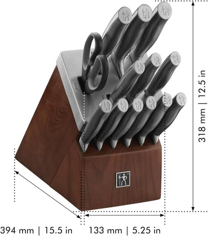 J.A International Graphite 20-pc Self-Sharpening Block Set, Brown, Silver