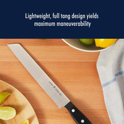 Statement 8-Inch Bread Knife, Razor-Sharp, German Engineered | Informed by 100+ Years of Mastery. Dishwasher Safe, Ideal for Homemade Bread, Thick Crusts, Breads, and Cakes
