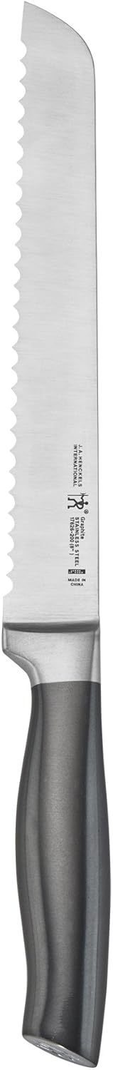 Statement 8-Inch Bread Knife, Razor-Sharp, German Engineered | Informed by 100+ Years of Mastery. Dishwasher Safe, Ideal for Homemade Bread, Thick Crusts, Breads, and Cakes