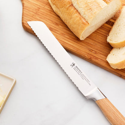 Statement 8-Inch Bread Knife, Razor-Sharp, German Engineered | Informed by 100+ Years of Mastery. Dishwasher Safe, Ideal for Homemade Bread, Thick Crusts, Breads, and Cakes