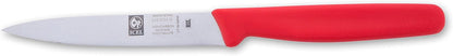 4 Inch Paring Knife - Straight Edge, High Carbon German Stainless Steel, Razor Sharp Blade, Rust-Proof, Perfect for Paring, Slicing, Dicing, Cutting and Chopping, Gray Polypropylene Handle