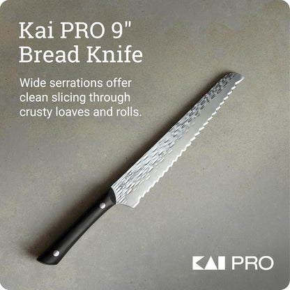 PRO 7" Santoku Knife | Hand Sharpened All Purpose Knife, Japanese AUS6M Stainless Steel Blade, Full-Tang POM Handle