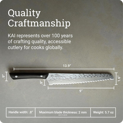 PRO 7" Santoku Knife | Hand Sharpened All Purpose Knife, Japanese AUS6M Stainless Steel Blade, Full-Tang POM Handle