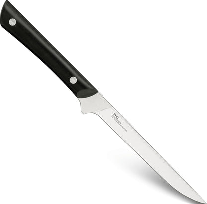 PRO 7" Santoku Knife | Hand Sharpened All Purpose Knife, Japanese AUS6M Stainless Steel Blade, Full-Tang POM Handle