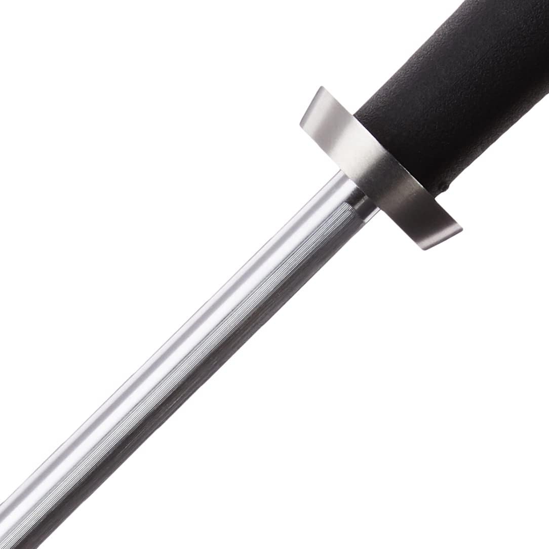PRO 7" Santoku Knife | Hand Sharpened All Purpose Knife, Japanese AUS6M Stainless Steel Blade, Full-Tang POM Handle