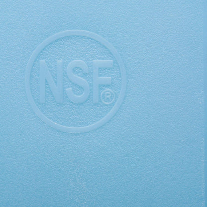 18 x 12 Large Blue Plastic Cutting Board for Fish, Seafood, Shellfish - 1/2 Inch Thick HDPP, NSF and Commercial Grade