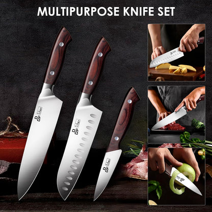 7" Fillet Knife, High-Carbon Stainless Steel Boning Knife, Pakkawood Handle | 7 Inch Filet Knife for Fish with Ergonomic Full-Tang Handle, Fish Fillet Knife for Meat Cutting Trimming
