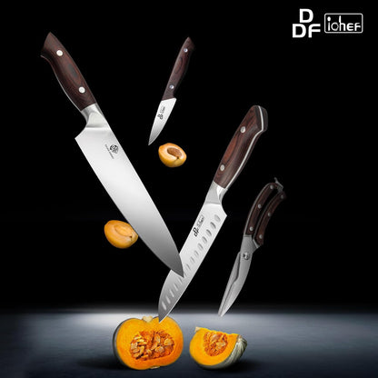 7" Fillet Knife, High-Carbon Stainless Steel Boning Knife, Pakkawood Handle | 7 Inch Filet Knife for Fish with Ergonomic Full-Tang Handle, Fish Fillet Knife for Meat Cutting Trimming