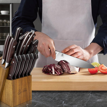 7" Fillet Knife, High-Carbon Stainless Steel Boning Knife, Pakkawood Handle | 7 Inch Filet Knife for Fish with Ergonomic Full-Tang Handle, Fish Fillet Knife for Meat Cutting Trimming