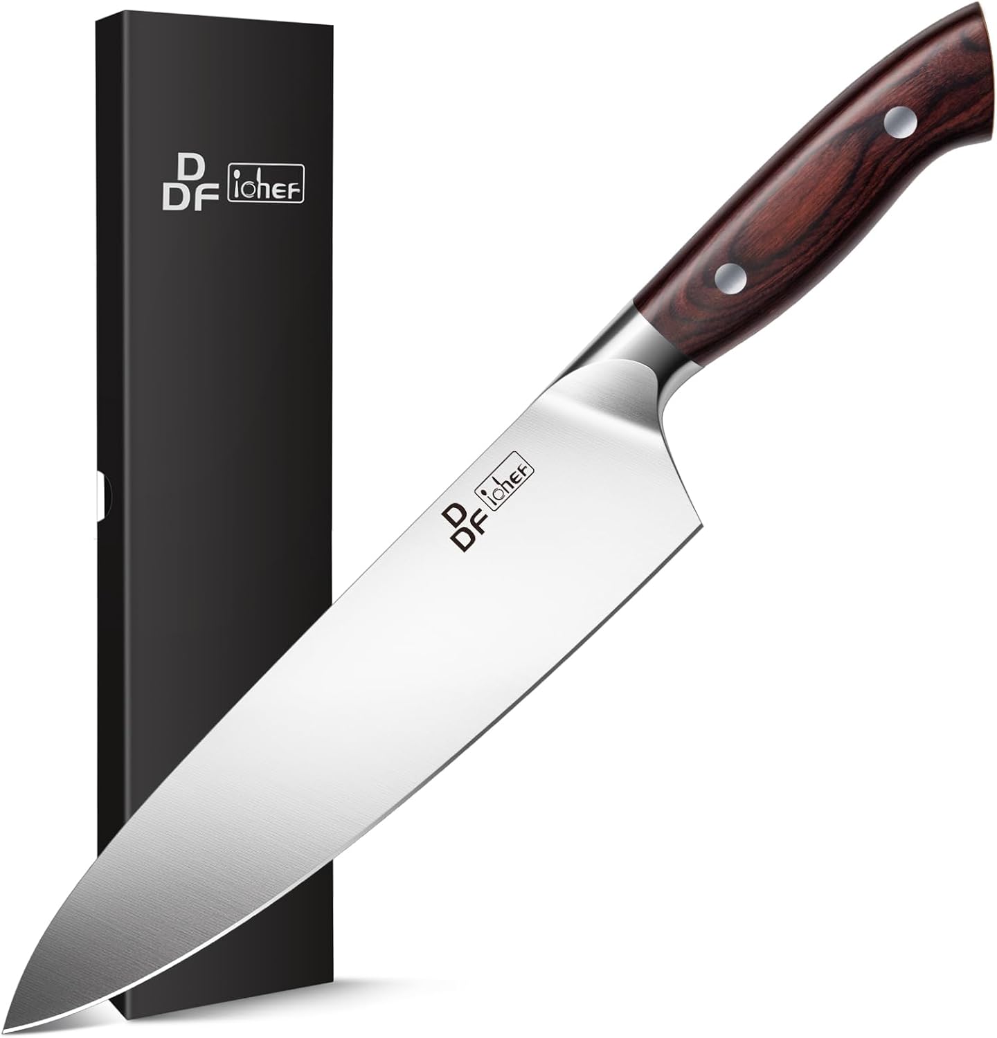 7" Fillet Knife, High-Carbon Stainless Steel Boning Knife, Pakkawood Handle | 7 Inch Filet Knife for Fish with Ergonomic Full-Tang Handle, Fish Fillet Knife for Meat Cutting Trimming