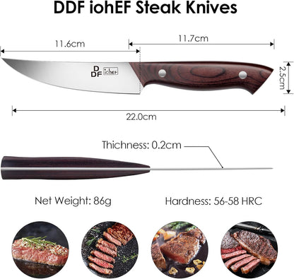 7" Fillet Knife, High-Carbon Stainless Steel Boning Knife, Pakkawood Handle | 7 Inch Filet Knife for Fish with Ergonomic Full-Tang Handle, Fish Fillet Knife for Meat Cutting Trimming
