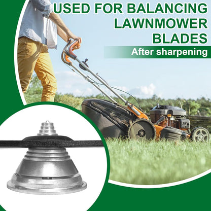 Lawn Mower Blade Sharpener, 15°–45° Adjustable Lawnmower Blade Sharpener, Fits 1.65"–3.60" Mower Blades, Use with Angle Grinder, Precision Lawn Mower Blade Sharpening Tool