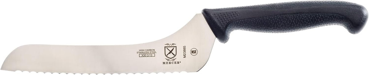 Millennia Black Handle Offset Bread Knife, 7-Inch