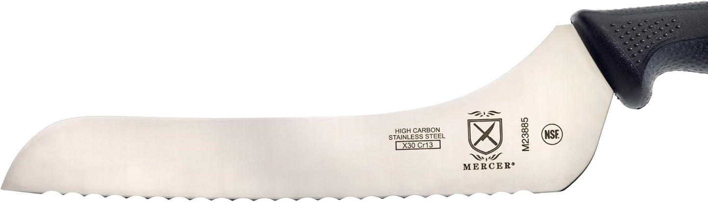 Millennia Black Handle Offset Bread Knife, 7-Inch