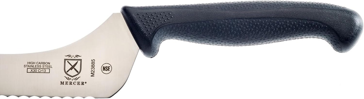 Millennia Black Handle Offset Bread Knife, 7-Inch