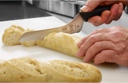 Millennia Black Handle Offset Bread Knife, 7-Inch