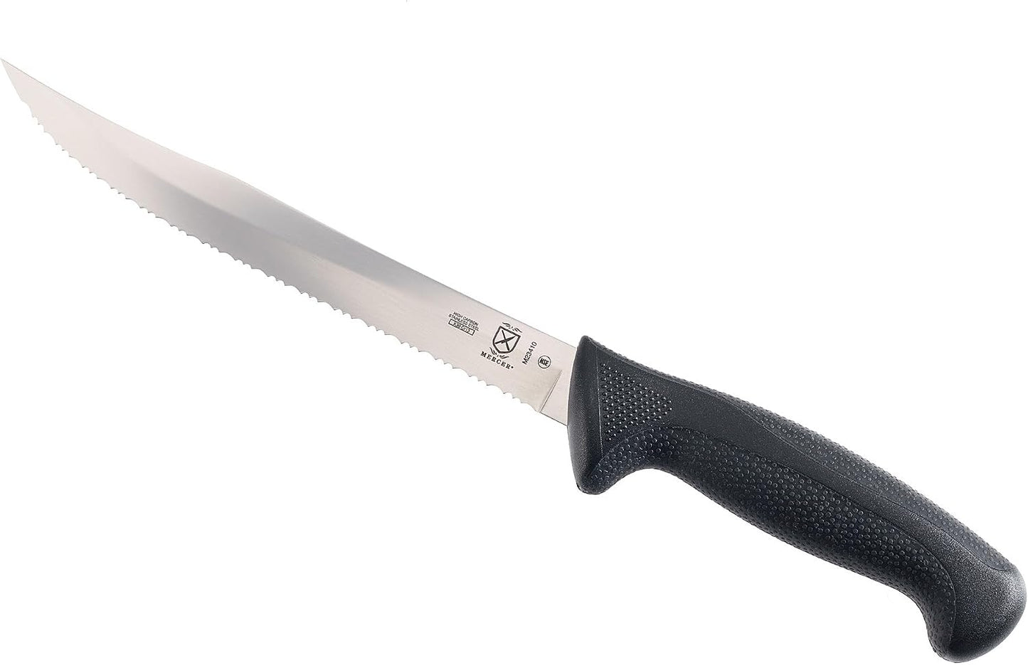 Millennia Black Handle Offset Bread Knife, 7-Inch