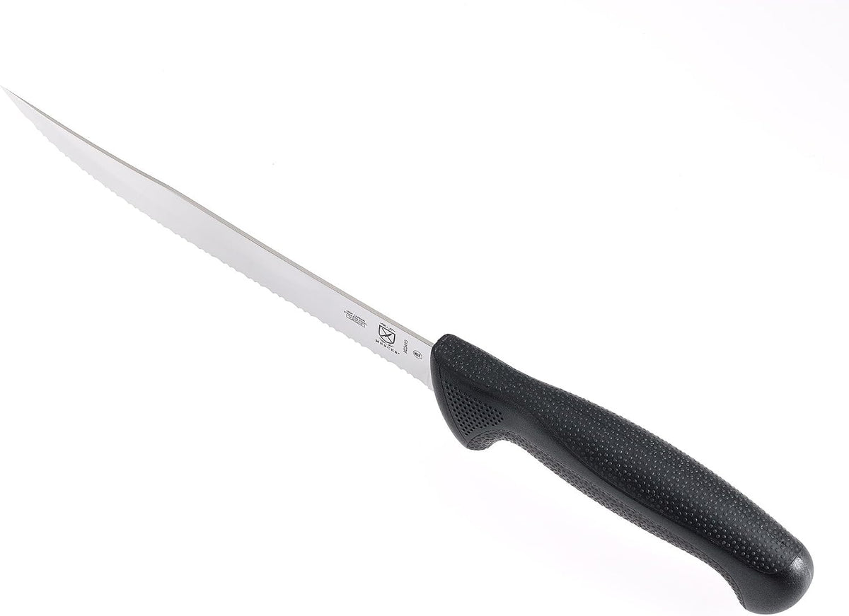 Millennia Black Handle Offset Bread Knife, 7-Inch