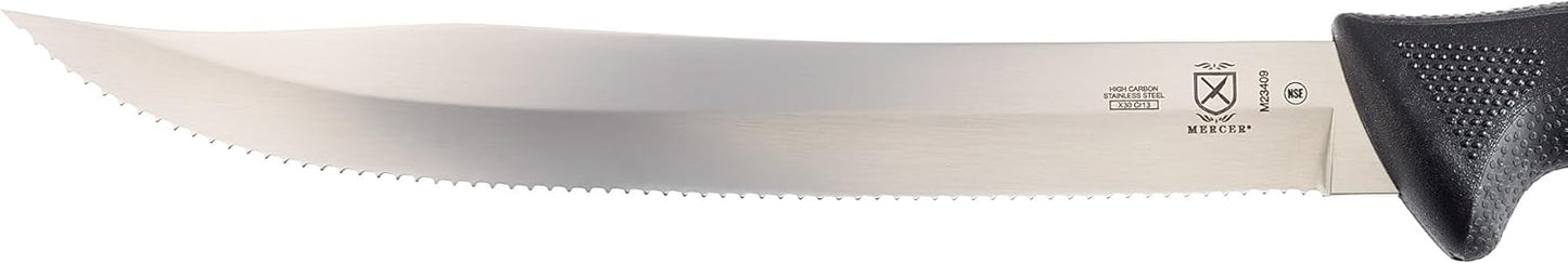 Millennia Black Handle Offset Bread Knife, 7-Inch