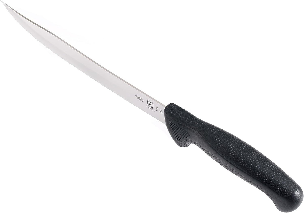 Millennia Black Handle Offset Bread Knife, 7-Inch
