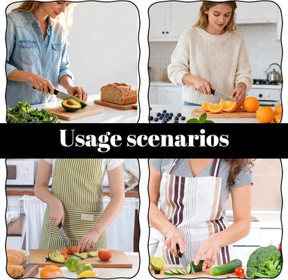 2 Pcs Knife Sleeve 8.6"x 2.2" Knife Cover Edge Guard Waterproof Blade Guard Covers Universal Knives Sheath Protector Black Abrasion Sheaths Plastic felt for Home Kitchen