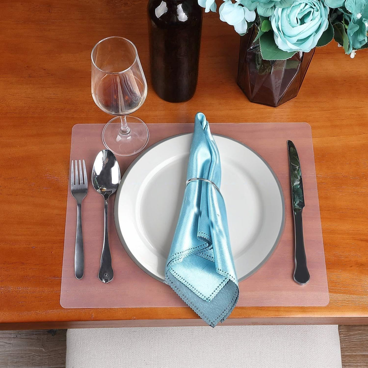 10 Pieces Flexible Plastic Cutting Board Multi Purpose Placemats Cutting Mats Vegetable Fruit Board, 15 x 12 Inch