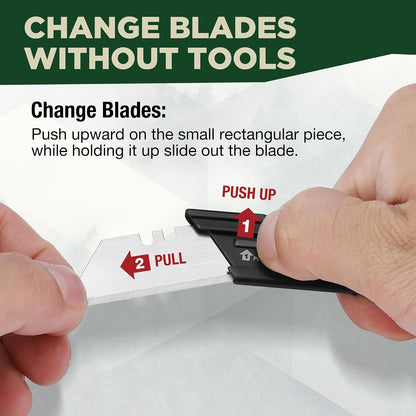 2-pack Folding Pocket Utility Knife Set