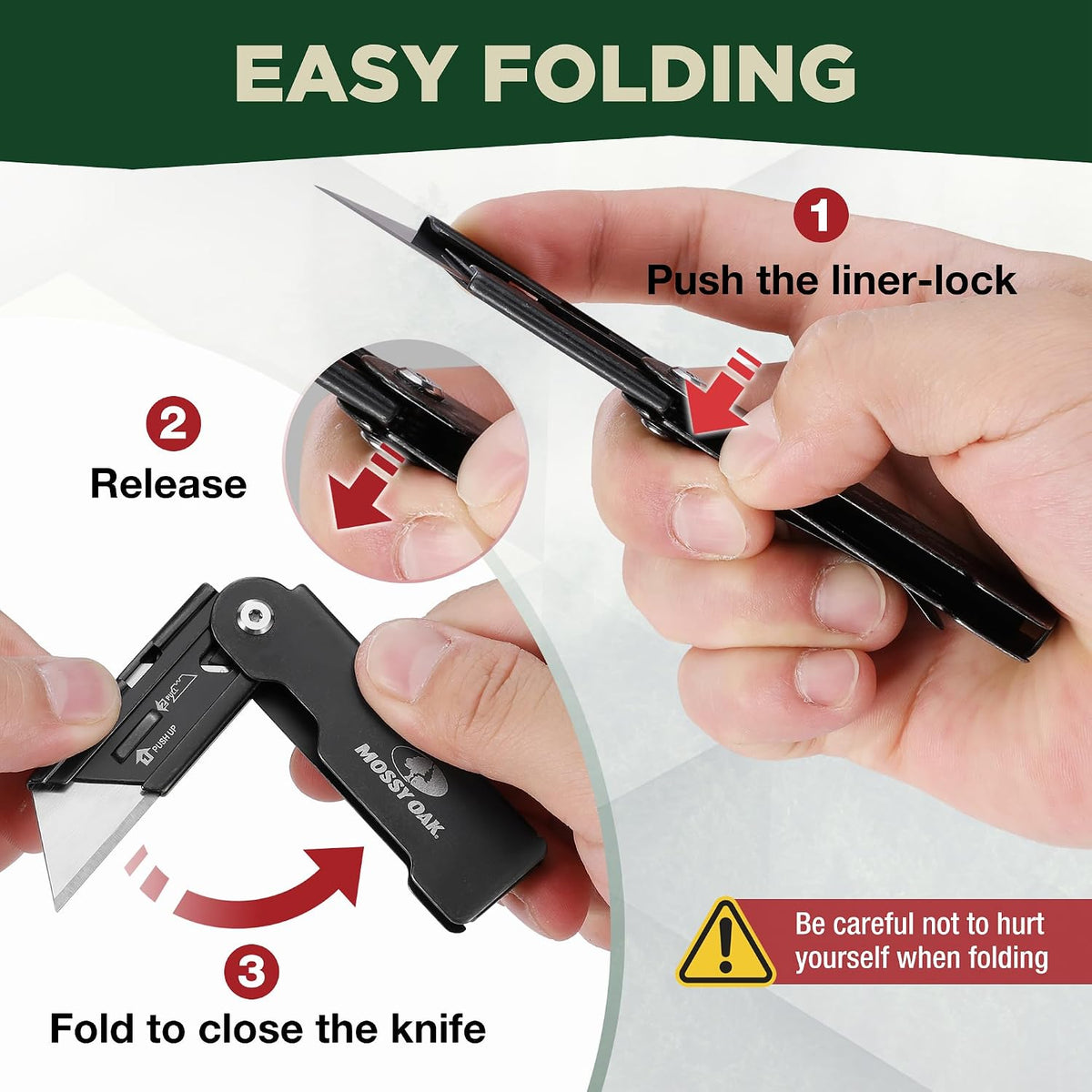 2-pack Folding Pocket Utility Knife Set