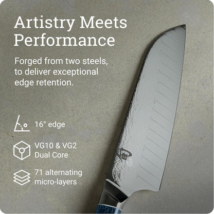 Shiranami 7" Santoku Knife