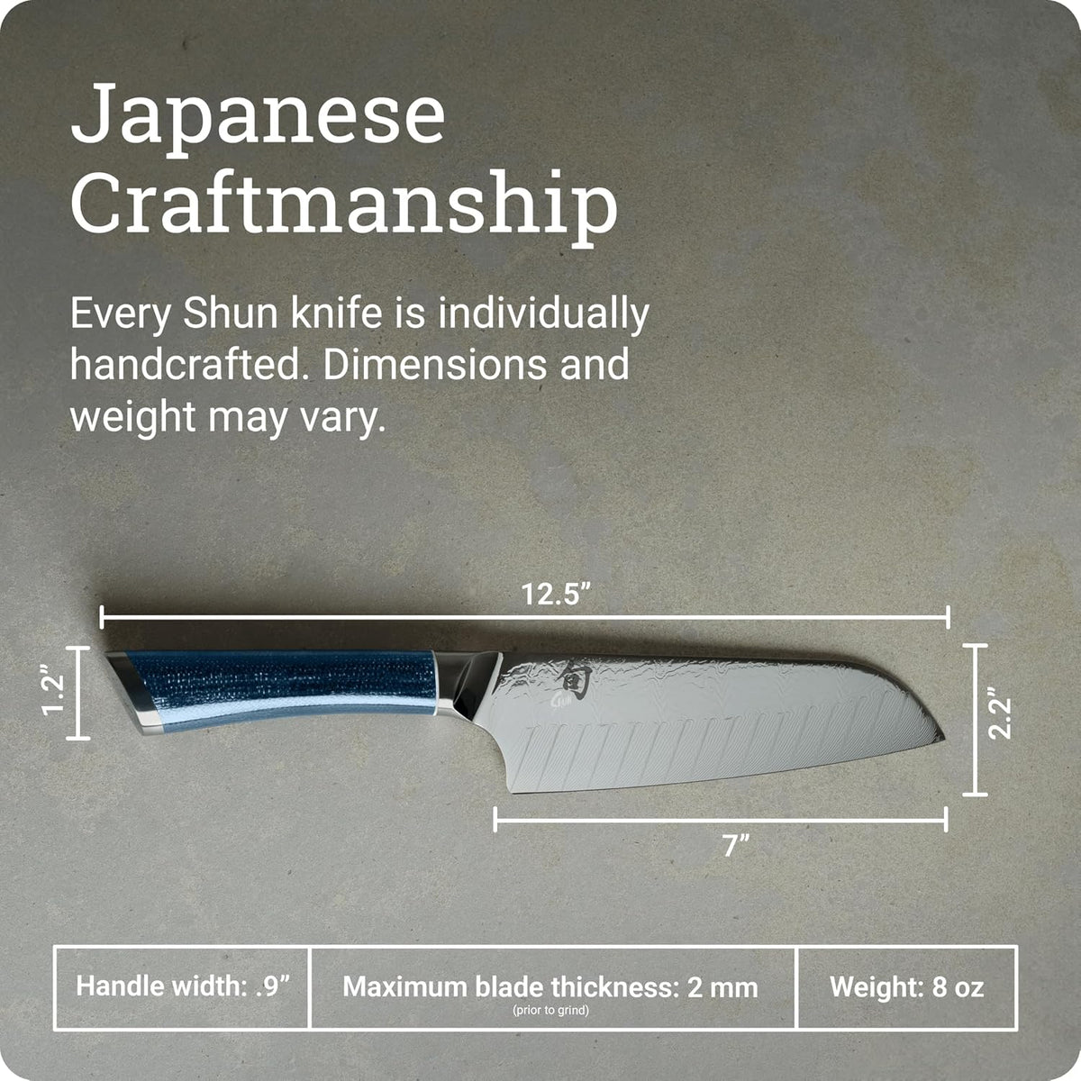 Shiranami 7" Santoku Knife