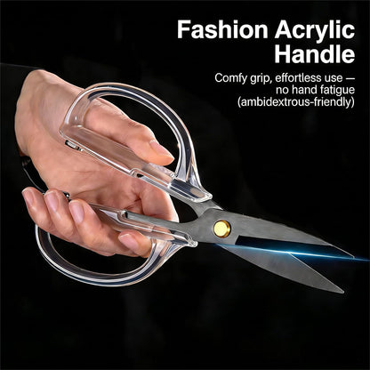 Kitchen Shears Scissors&Sharp Scissors, 7.7inch Cooking Scissor-Meat and Poultry Shears, Dishwasher Safe, Acrylic Handel Scissors All Purpose Stainless Steel Utility Scissor