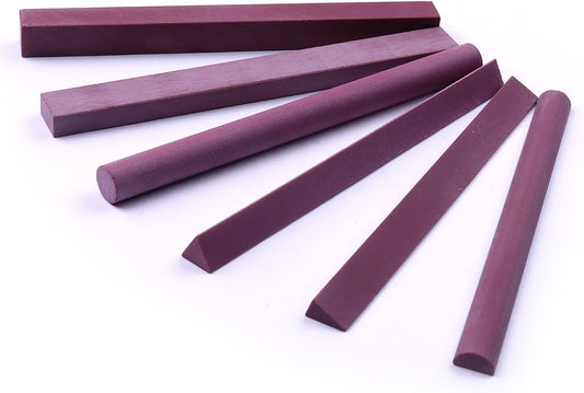 Polishing Stone, 6pcs Grit 3000# Ruby Whetstone Polishing Stone Oilstone Graver Sharpening Tool 6 Shapes,Square/Triangle/Semicircle/Cylindrical/Edge/Rectangle