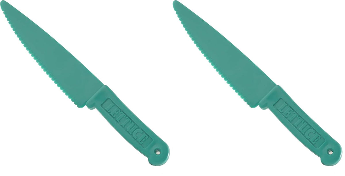 586 , Blue Lettuce Knife, 11.25in/28.5cm