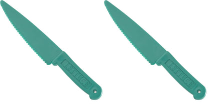 586 , Blue Lettuce Knife, 11.25in/28.5cm
