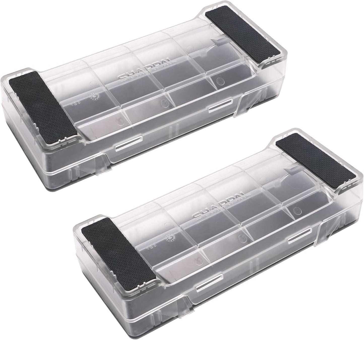 160H 2PCS 2-in-1 Whetstone and Sharpening Stone Holder&Storage Case | Non-Slip Rubber Base (Fits up to 7.95 x 2.95 x 1.1 inch / 202 x 75 x 28 mm)
