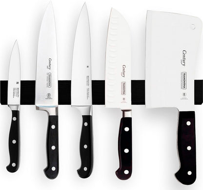 16 Inch Black Wood Knife Magnetic Strip - Wall Kitchen Magnetic Rack Holder