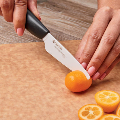 Revolution Series Paring and Santoku Knife Set, Black Blade | Revolution Ceramic Knife Set: 5.5” Santoku & 3” Paring Blades in Gift Box – Essential for Fresh Meal Preparation
