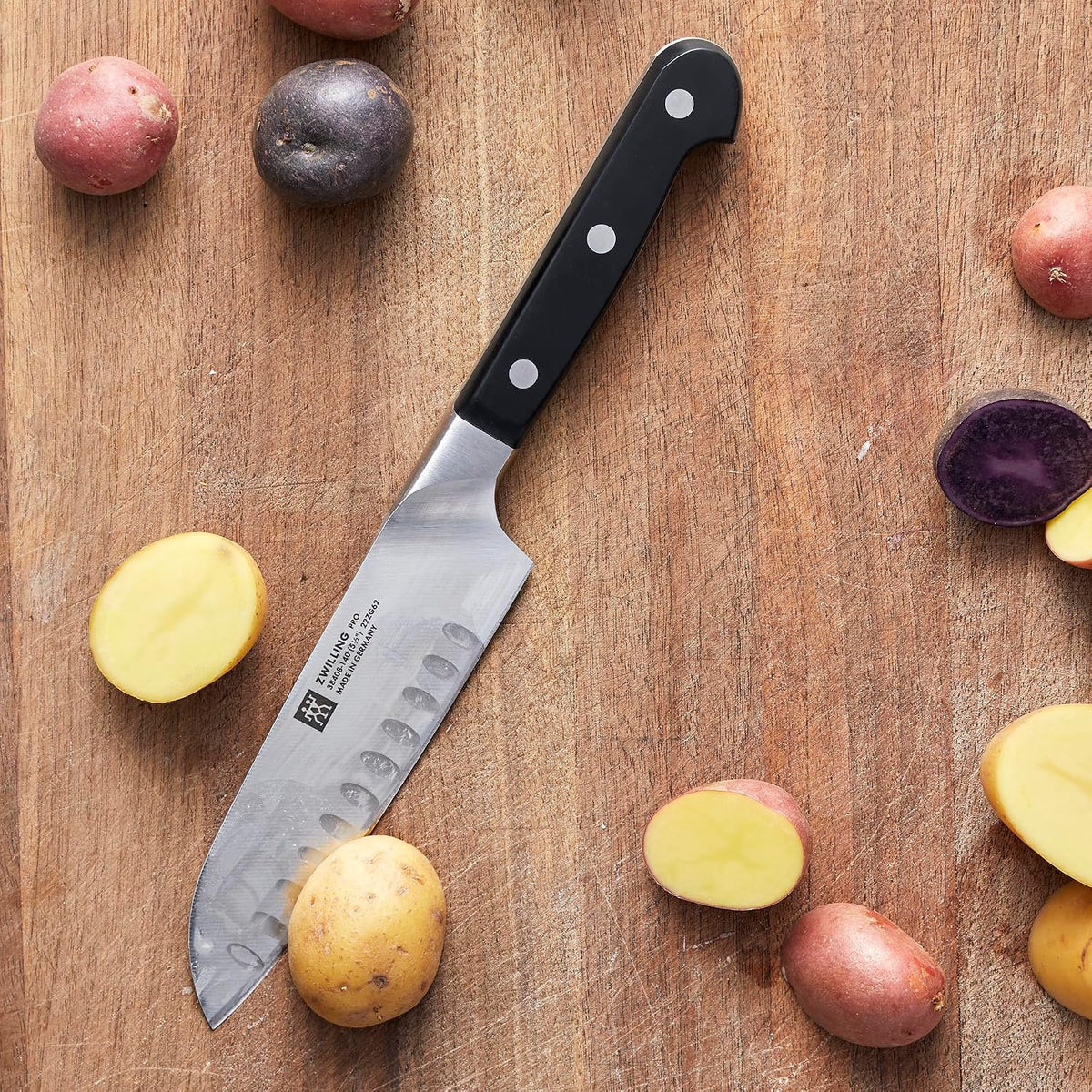 Pro 5.5-inch Hollow Edge Santoku Knife