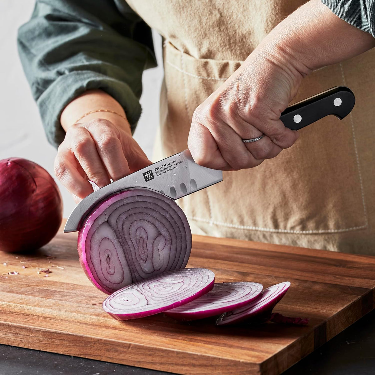 Pro 5.5-inch Hollow Edge Santoku Knife