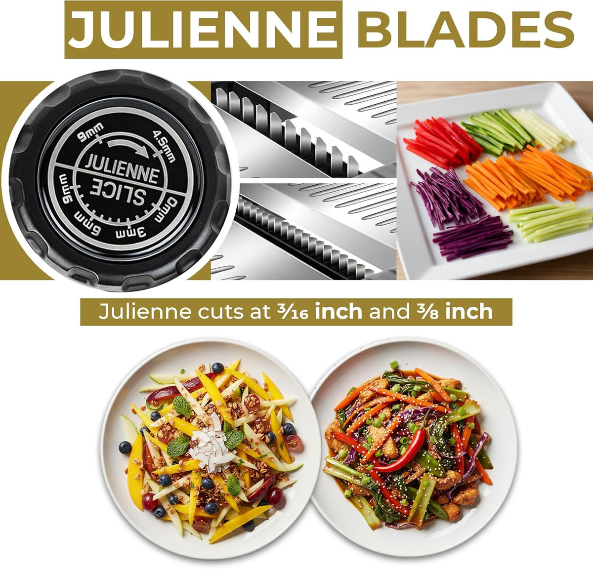 Gramercy Mandoline Food Slicer With 12 Slice Settings, LITE Edition