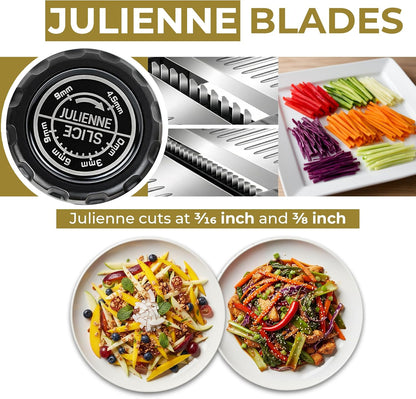 Gramercy Mandoline Food Slicer With 12 Slice Settings, LITE Edition