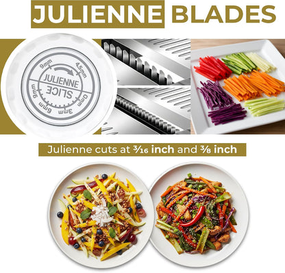 Gramercy Mandoline Food Slicer With 12 Slice Settings, LITE Edition