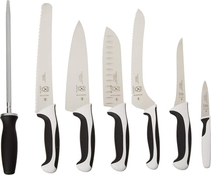 Millennia 8-Piece Knife Roll Set, Black Handles