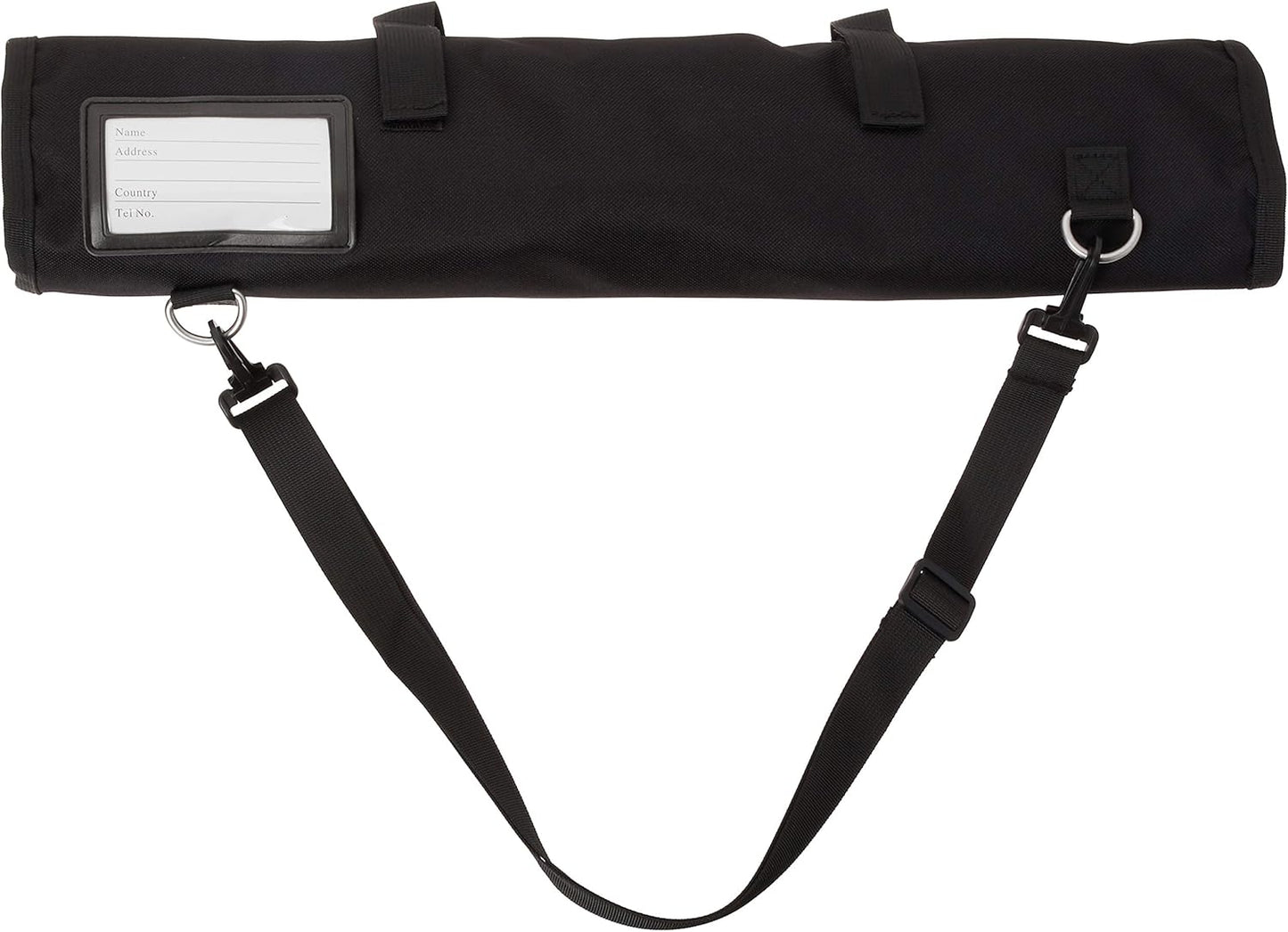 Millennia 8-Piece Knife Roll Set, Black Handles