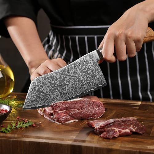 EDIB Pro Peeling Knife, 2.4" VG10 Damascus Blade, Pakkawood Handle | Peeling chef knife for apples, potatoes, citrus and tourné cuts, with close in-hand control for delicate shaping and trimming